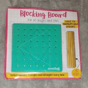 Crochet Blocking Board with Pins